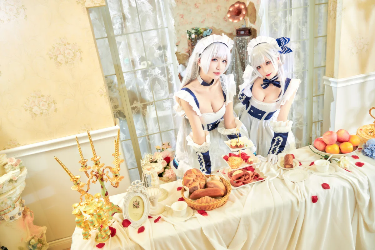 源纱希 & 犹大Yuta - 大小双人贝尔法斯特 (碧蓝航线) - Image 1