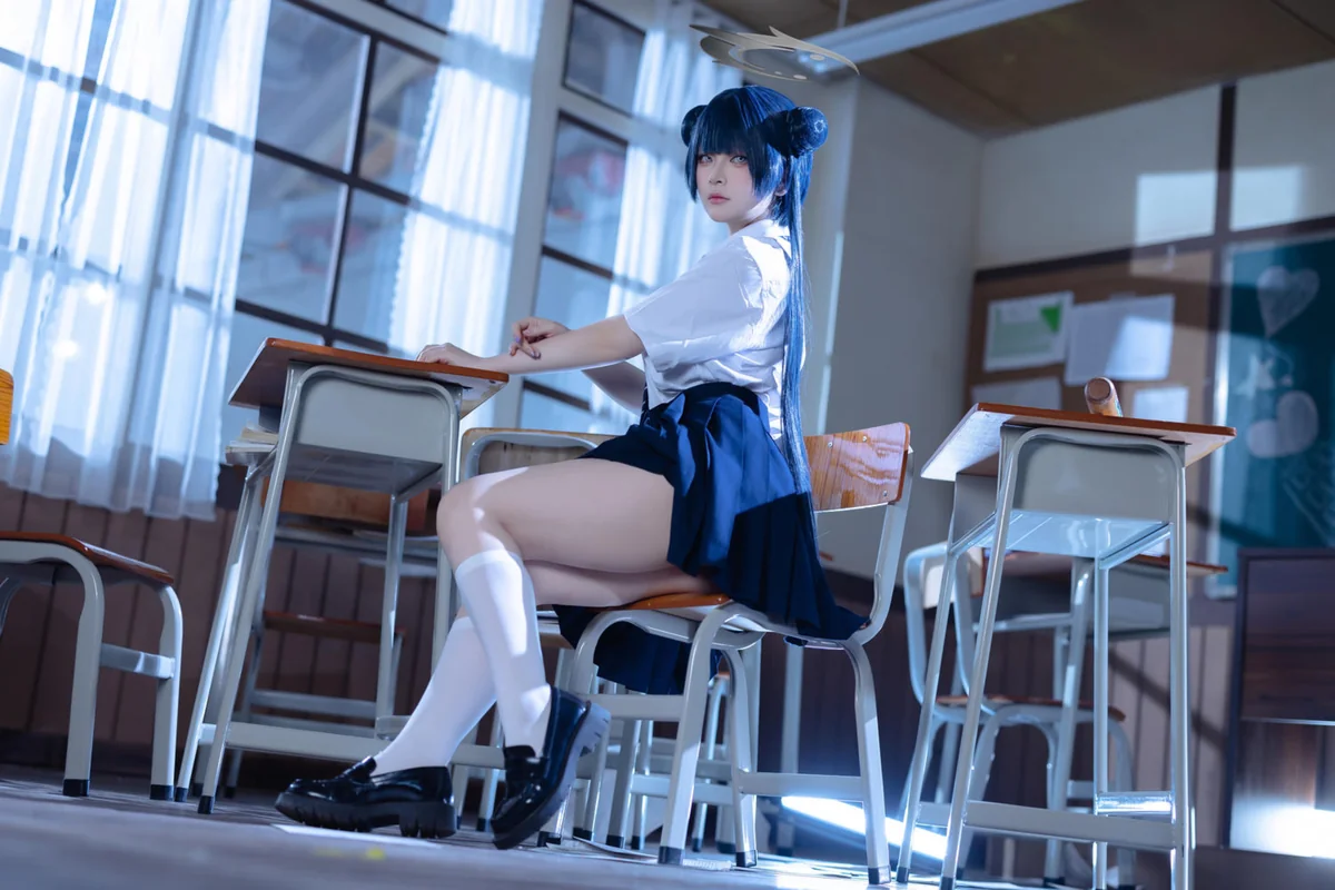 屿鱼 - 妃咲 JK (蔚蓝档案) Purrinpuppy - Kisaki Ryuuge (Blue Archive) - Image 2